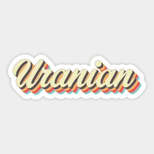 Uranian Sticker